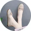Zapatos Calados para Mujer Verano Zapatos de Enfermera Transpirables para Mujeres Embarazadas Planos Blancos