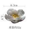Lotus Line Inserto Fragante Creativo Artístico Fresco Decoración Ceremonia del Té Mascota de Té Pequeños Adornos Cerámica Hecha a Mano Línea Plato Fragante