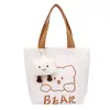 Bolso de Lona Nuevo para Estudiantes Mujeres, Bolso Pequeño de Hombro, Bolso Definitivo para Snacks, Bolso Portátil para Almuerzo de Trabajo, Bolso de Mano para Niña