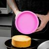 Molde de Silicone de Grau Alimentício para Bolo Pequeno Redondo Molde de Bolo Cozinha Doméstica Sobremesa Artesanal Assar Molde Especial