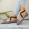 Comercio electrónico transfronterizo, talla grande, nueva colección de verano 2026: Zapatos casuales y cómodos para mujer sin cordones con suela suave y tiras cruzadas