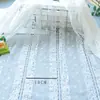 Tela de Encaje de Malla Blanca Cortina Tela de Fondo para Fotos de Boda Mesa de Comedor Vestido Ropa