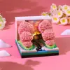 Regalos Creativos para el Día de San Valentín Chino, Souvenirs Culturales y Creativos de Boda, Bloc de Notas Estéreo 3D, Calendario de Escultura de Papel, Adornos de Escritorio