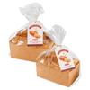 Bandeja de papel para pastel de almohada dorada, bolsa de embalaje, caja de papel desechable resistente a altas temperaturas para tostadas, bolsa para hornear, caja de pan, molde