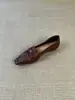 Mocassins Quadrados Elegantes Franceses Femininos de Calçar com Fivela Dourada Pequena para o Trabalho Temperamento Emagrecedor Confortáveis Sapatilhas Sapatos Mary Jane