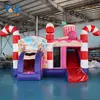 Castillo Hinchable de Caramelo con Trampolín y Tobogán Equipo de Parque Infantil para Exteriores Venta Directa de Fábrica
