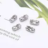 En Stock Hebilla de Cintura de Perlas Onduladas de Acero Inoxidable 304, Cadena de Perlas Onduladas, Cadena de Perlas Redondas, Broche, Conector para Joyería DIY, Especificaciones Completas