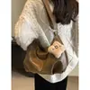 Bolsa Feminina de Grande Capacidade Outono 2026 Nova Moda Design de Nicho Ombro Único Popular Bolsa Dumpling Transversal