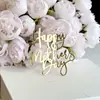 Decoración de Pastel Estilo Ins para el Día de la Madre Transfronterizo Topper para Pastel del Día de la Madre Adorno Lateral para Pastel Mamá Acrílico
