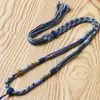 Fio de Algodão Torcido à Mão Estilo Xizang, Oito Fios e Quatro Fios, Corda de Colar Tecida à Mão Estilo Xizang, Estilo Grosso, Pode Ser Pendurada com Thangka, Corda para Pingente