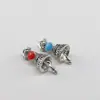 Liga de prata tibetana gota de óleo diamante pilão Sino de Diamante estrela nacional Pulseira Bodhi da Lua acessórios de joalheria DIY