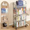Carrito Acrílico Estante de Almacenamiento para Espacios Reducidos de Baño Estante de Almacenamiento para Snacks de Sala de Estar Estante Móvil Multicapa para Almacenamiento de Cosméticos