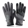 Guantes Calientes de Invierno para Exteriores para Hombres, Compatibles con Pantalla Táctil, Resistentes al Agua, Cortavientos, Ciclismo, Cremallera, Resistentes al Frío, Forro de Felpa, Deportes, Antideslizantes para Mujeres