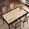 Mantel de Mesa de Comedor de Lujo Ligero Estilo Francés, Impermeable, Resistente al Aceite, Lavable, Mantel de Mesa de Café de Gama Alta, Resistente al Calor, Aislante Térmico, Protector de Mesa