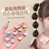 Nuevas y pequeñas ligas para el pelo con forma de corazón para niños, dulces y versátiles, perfectas para las coletas pequeñas del bebé, gomas elásticas para el pelo y accesorios para el cabello