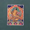 Pintura Thangka Dorada Pintada a Mano de los Cinco Budas, Buda de la Riqueza Amarillo, Tara Verde, Mahakala y Núcleo de Pintura Thangka del Nacimiento de Buda sobre Lienzo Especial