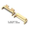 Adecuado para Huawei Band 8/9/10 Conector Metálico Huawei Band8 Partículas de Cabeza de Acero Inoxidable Adaptado a 16 Correas de Reloj