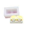 Molde de Silicona Squishy Cerdo Tostada Pez Feo Brocheta Mochi Oso Molde para Hornear Muffin Mousse Yeso
