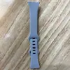Adequado para Pulseira de Smartwatch Samsung/Huawei 20/22mm Interface Emagrecedora Pulseira de Silicone Cintura Fina Fivela Borboleta