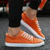 Zapatos de Lona de Moda Juvenil para Todas las Estaciones Zapatos Blancos con Cordones de Color Sólido Estilo Coreano para Hombre Zapatos Casuales Versátiles para Hombre