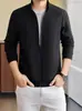 Sudadera con capucha para hombre, nueva para Otoño Invierno 2026, para mediana edad y jóvenes, casual, con cremallera, forrada de terciopelo, chaqueta cárdigan, color liso, deportiva, moderna, Dropshipping