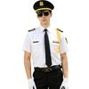 Ropa de trabajo de seguridad de primavera y verano traje de camisa blanca para hombre imagen de campo de caso del departamento de ventas ropa de etiqueta postal ropa de seguridad ropa de conserje