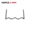 100/500 PIEZAS Grapas Calientes Para Soldador de Plástico Máquina de Reparación de Plástico Automotriz Cable de Soldadura Máquina de Soldadura para Reparación de Parachoques de Coche