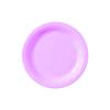 Color Personalizado Plato de Fondo Plano Borde Plano Plato de Papel Desechable Plato de Papel para Pintura Hecha a Mano para Niños Suministros para Fiesta Plato para Cena