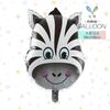 Globos de Papel de Aluminio con Cabeza de Animal de Dibujos Animados León Tigre Jirafa de la Selva Fiesta Temática de Animales Decoración de Cumpleaños Props