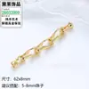 Chapado en Oro de 18K Colorido y Duradero Cierre de Eslabones con Cuentas en Forma de 8 Hecho a Mano DIY Cierre para Pulsera de Hilo y Perlas Collar Accesorios de Joyería
