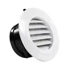 Sistema de Ar Fresco Interno Saída de Ar Fresco ABS Plástico Ajustável Decorativo Ventilação de Exaustão Saída de Ar ABS Saída de Ar Condicionado