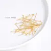 Retención de color oro 14K18K aguja de 9 palabras al por mayor hecho a mano DIY collar pulsera aguja para cuentas aguja especial aguja para cuentas