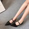 Sapatos Mary Jane Chuyuji Estilo Francês para o Dia a Dia Salto Grosso 2026 Bico Quadrado Tira de Meio Salto Baixo Sapatos Femininos Retrô