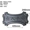 Accesorios de Hierro Forjado Accesorios de Arte de Aluminio Imitación Puerta de Hierro Flores Decorativas Placa Base Cuadrada Soldable Cabeza de Flor para Puerta Flor de Hierro Lámina de Hierro Flor