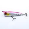 Isca Artificial Tipo Jato Laser para Ondas na Superfície da Água, Isca Dura para Arremesso Ultra Longo, Pesca Marítima, Isca Biônica com Três Anzóis e Equipamento de Pesca com Colisão de Água