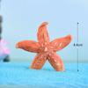 Chen Jun Crafts Adornos de Resina Mini Estrella de Mar Pentagonal de Color Micro Paisaje Acuario Acuario Accesorios Paisaje Acuático