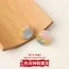 Joia nova estilo chinês cor tonta redonda redonda furo grande contas de resina pulseira de miçangas DIY