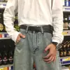 Cinturones para Hombre Nuevos de Moda al por Mayor Versión Coreana Personalidad Simple Versátiles Cinturones para Pantalones Estilo Ins Calle Estudiante Cinturones