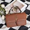 Bolso de Moda Nuevo Verano para Mujer Todo Fósforo Material con Patrón de Lichi Bolso Cruzado de Mano Popular Bolso de Axila con Texto