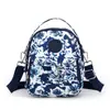 2025 Nuevo Bolso de Nylon Estampado para Mujer de Invierno Bolso de Hombro Ligero Bolso Bandolera Casual Bolso para Monedas y Teléfono Móvil