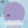 Gorro de natación colorido para adultos, específico para natación y protector del cabello, de silicona, con patrón personalizable, no apretado, alta elasticidad