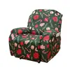 Cubierta Elástica de Cobertura Total para Sillón Reclinable Estilo Navideño de Nuevo Producto Transfronterizo Cubierta para Mecedora Tela Engrosada Cubierta para Sofá Reclinable Dropshipping