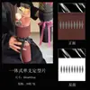 Bolsa Transparente Impermeable para Empaque de Ramo del Día de la Madre con Hoja de Moldeado de una Sola Pieza para Múltiples Rosas, Material de Papel de Envoltura Floral
