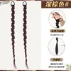 Peruca de Rabo de Cavalo Trançado Novo Estilo, Tranças Boxeadora Twist, Cabelo Sintético Doce e Descolado de Garota Popular, Tranças Novo Estilo Chinês de Celebridade da Internet