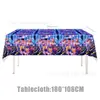 Transfronteiriço Novo Mais Vendido Tema Bruxa Caçadora Pop Conjunto de Suprimentos para Festa de Aniversário Louça Guardanapo Toalha de Mesa Decoração