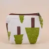 Monedero de Tela al Por Mayor de Dibujos Animados Mini Lindo Lienzo Bolsa Cuadrada Pequeña Bolsa para Monedas de Estudiante Monedero Pequeño Retro con Cremallera