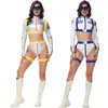 Uniforme de Astronauta para Adultos Damas de Halloween Traje Espacial Tierra Errante COS Traje para Actuación Teatral