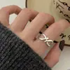 Dulce Anillo de Fuegos Artificiales de Múltiples Capas, Femenino y Versátil, Anillo Abierto Personalizado Apilable, Tendencia de Anillo de Dedo Índice Nicho Estilo Ins