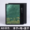 Em estoque Atacado A5 Business Notebook Printable logotipo Soft Leather Simple Notebook National Fashion Notepad Gift Box terno
