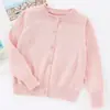 Cárdigan de Punto 2026 Primavera y Otoño para Niños Mayores, Chaqueta Cardigan Suéter de Color Sólido para Niños y Niñas, Uniforme Escolar, Estilo Primavera y Otoño